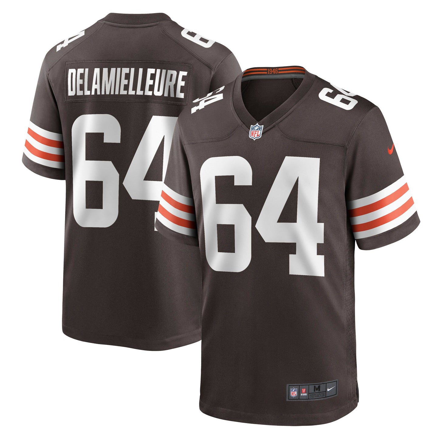 Joe DeLamielleure Cleveland Browns Nike Game Retired Player Jersey - Brown