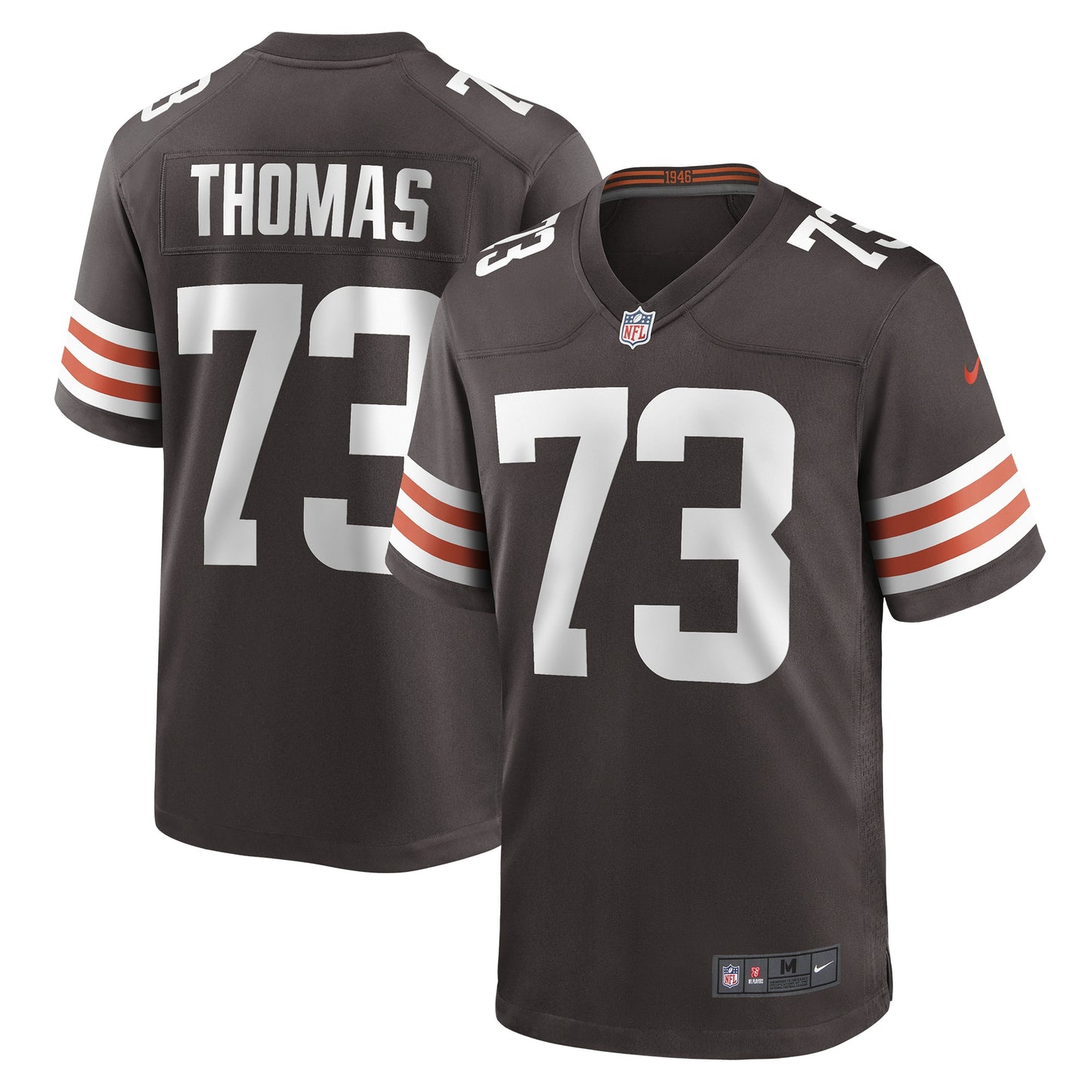 Joe Thomas Cleveland Browns Nike Retired Game Player Jersey - Brown