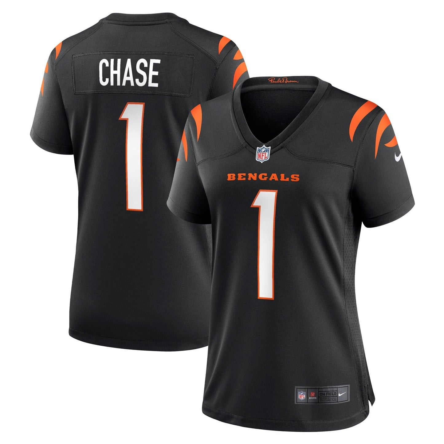 Women's Nike Ja'Marr Chase Black Cincinnati Bengals Game Jersey