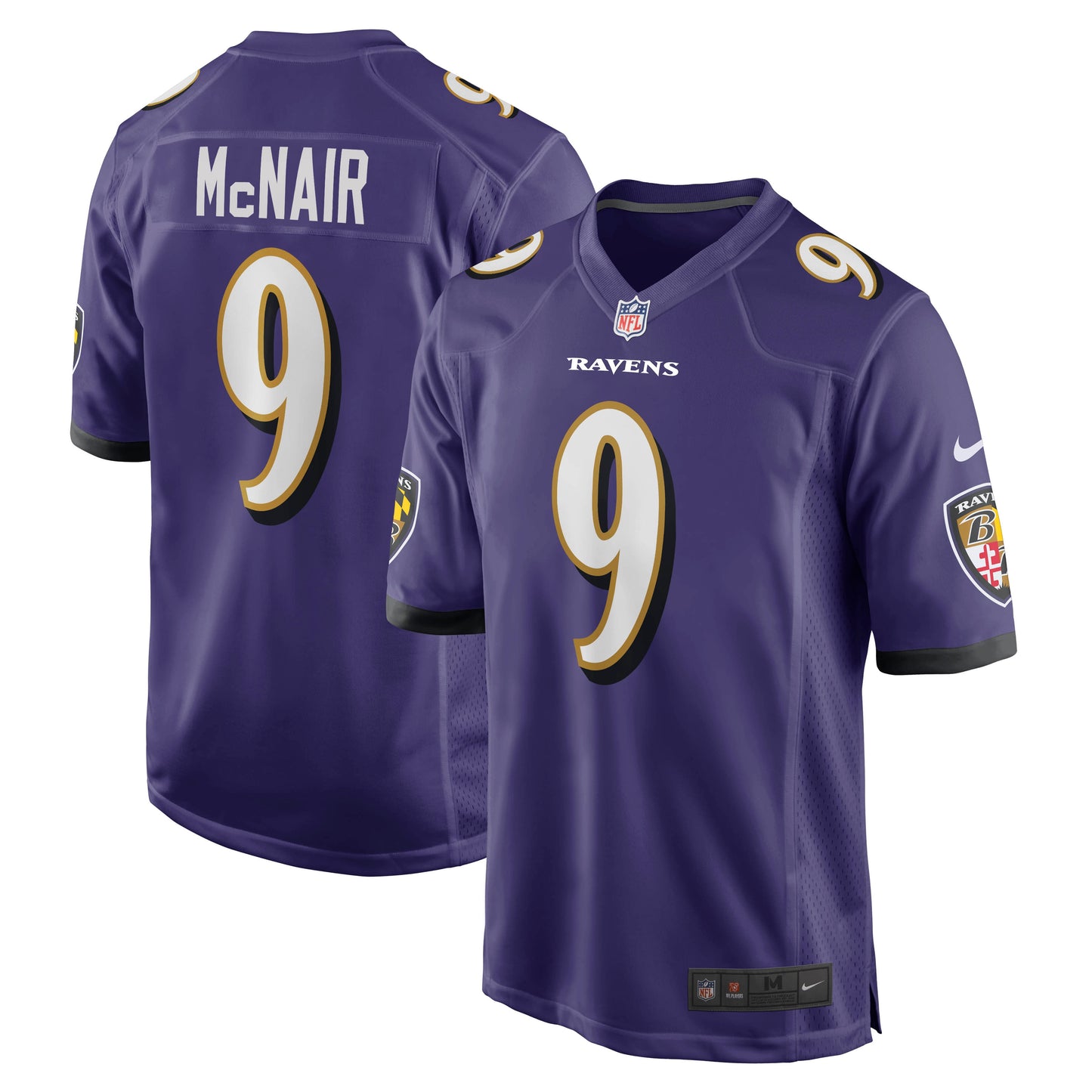 Steve McNair Baltimore Ravens Nike Game Retired Player Jersey - Purple