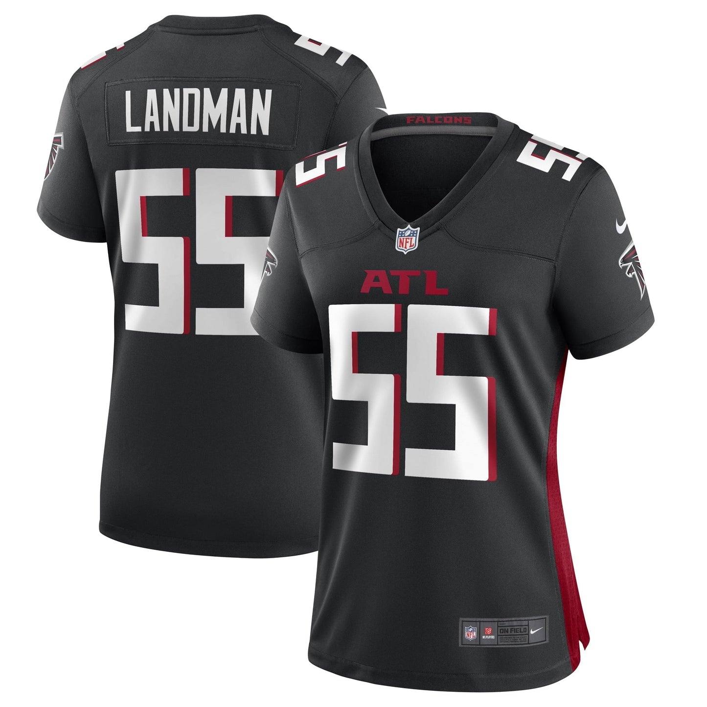 Women's Nike Black Nate Landman Atlanta Falcons Game Player Jersey