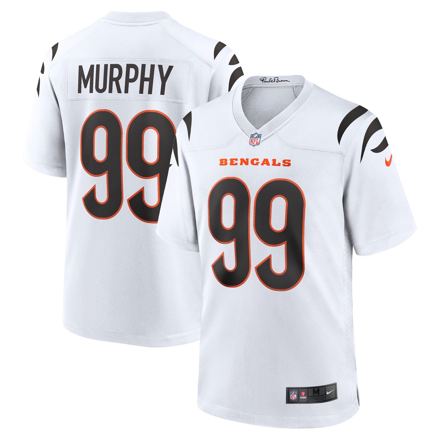 Myles Murphy Cincinnati Bengals Nike Team Game Jersey - White