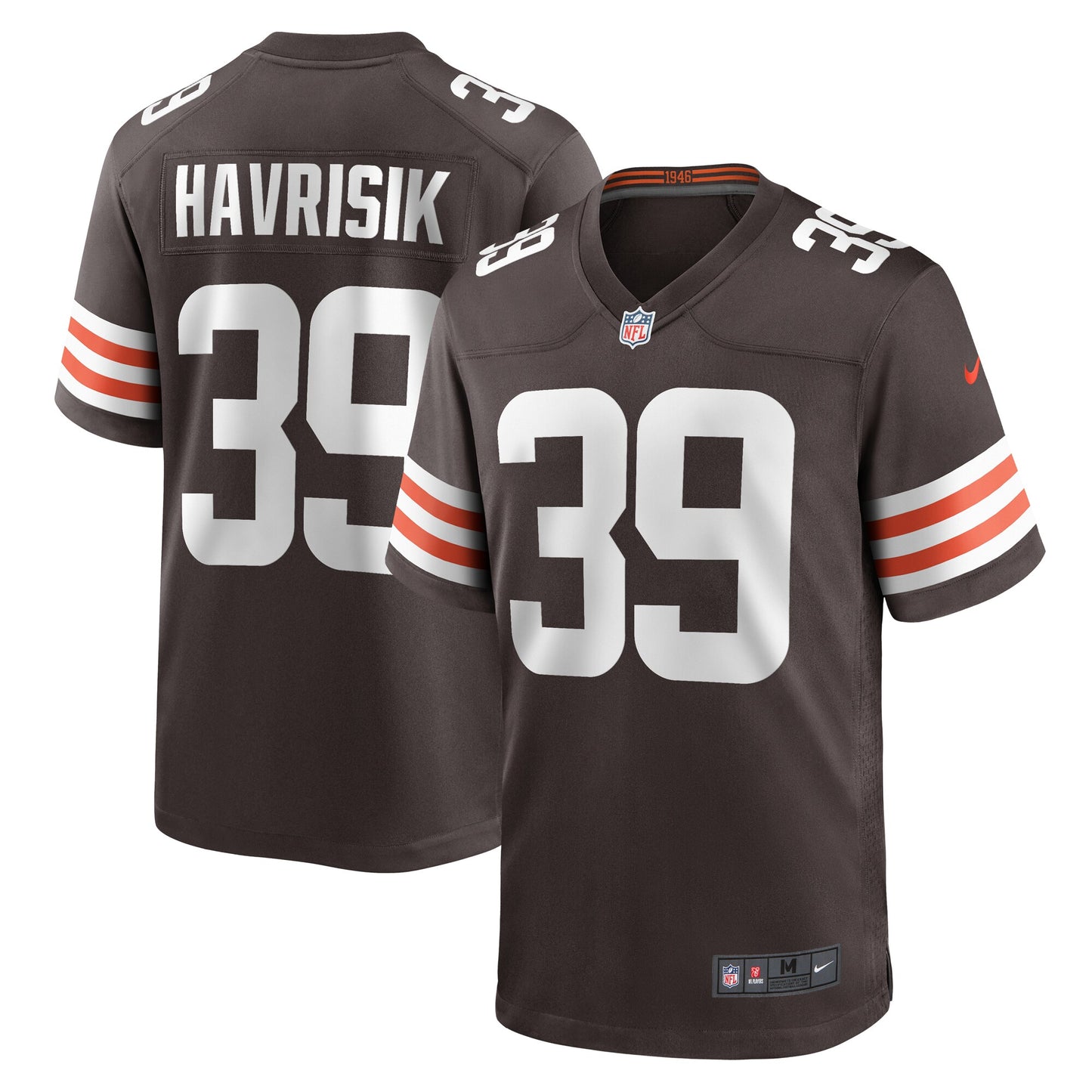 Lucas Havrisik Cleveland Browns Nike Team Game Jersey - Brown