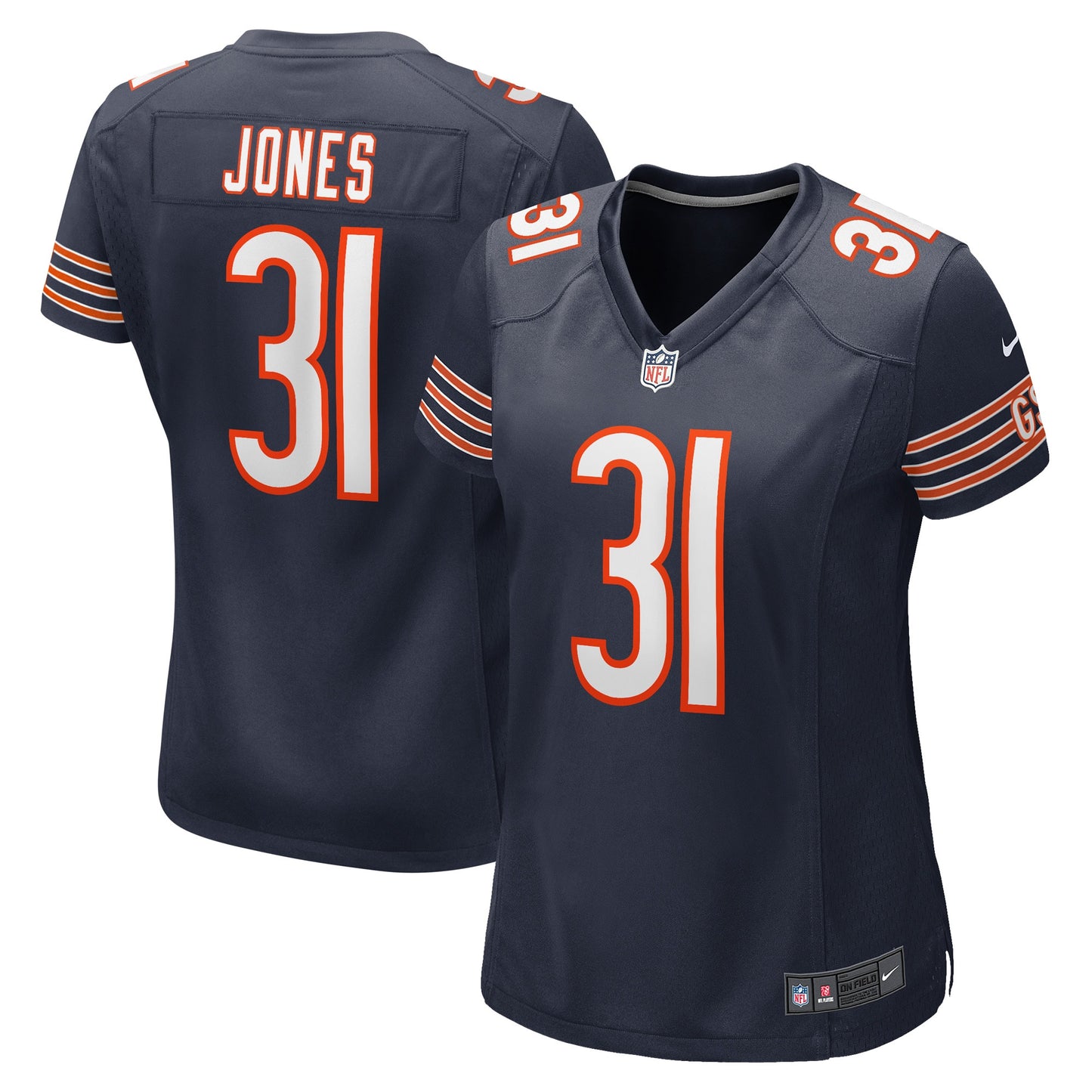 Jaylon Jones Chicago Bears Nike Women's Game Player Jersey - Navy